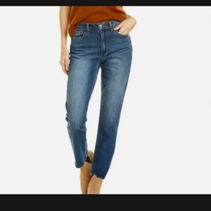 Joe's Jeans Paula High Rise Straight Ankle Sz 24 NWT